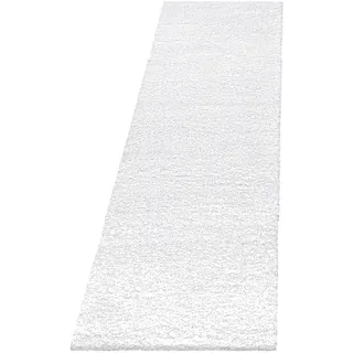 Ayyildiz Fluffy 3500 Hochflorteppich 60 x 110 cm Weiß