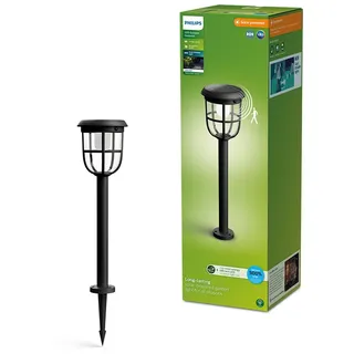 Philips Außenstandleuchte Kunststoff 60,0 cm inkl. Bewegungsmelder schwarz