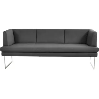 K+W Komfort & Wohnen Polsterbank Cube Grau 209 x 82 x 67 cm