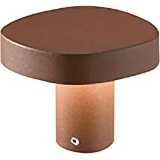 Zafferano Ciottolo - LED-Pollerleuchte für den Außenbereich, IP54, 7 W, 3000 K, modernes Design aus Aluminium für Gärten und Wege - 10 cm, Dunkelgrau - Dunkelgrau