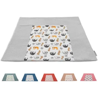 ULLENBOOM Wickelauflagenbezug 75x85 cm - Waschbar und aus reiner Baumwolle | 100% Baumwolle, Alle Materialien OEKO-TEX zertifiziert, Made in EU, Schadstoffgeprüft, waschbar, Bezug für Wickelunterlage
