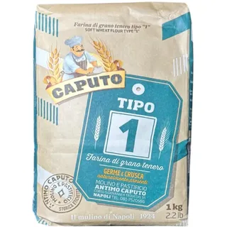 CAPUTO Farina Aus Weichem Getreide Typ 1 Mit Keim Und Kleie Naturlich 1 Kg