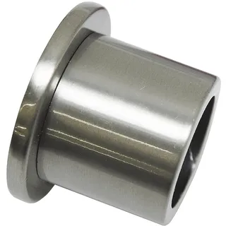 GARDINIA Vorhangstange Windsor 1-läufig Ø 25 mm 240 cm Silber/Weiß