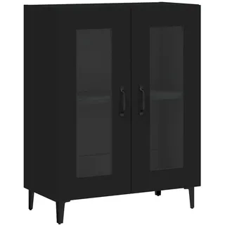 vidaXL Sideboard Schwarz 69,5x34x90 cm Holzwerkstoff