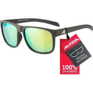 Alpina Nacan III 322 coffee-grey matt mirror yellow/Grün