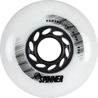 Powerslide ["Powerslide Inline Skate Rollen Spinner 80 White","80mm / 88A","für Urban","Fitness","4er-Pack"] / Weiß