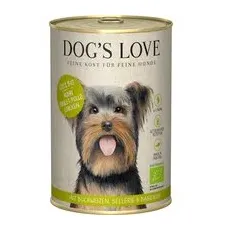 6x400g Pui bio Dog ́s Love Bio Hrană umedă câini