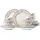 Doppio Kaffeeservice 18-tlg. mehrfarbig paisley/floral