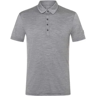Super.Natural M BIO J Polo cashmere grey melange (55F) XXL