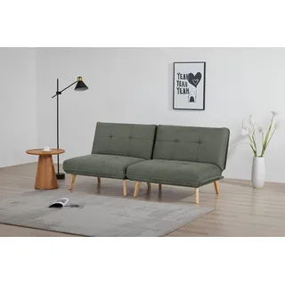 INOSIGN Schlafsessel DELANEY Webstoff 95 x 81 x 86 cm Grün mit Schlaffunktion
