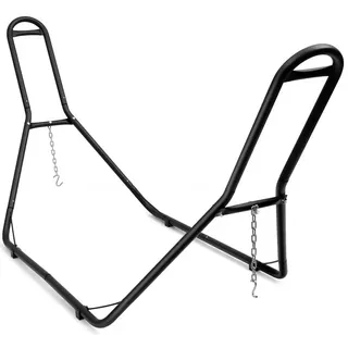 Hängemattenständer NP11726, 276 x 97 x 122 cm, Tragkraft 200 kg, schwarz – N