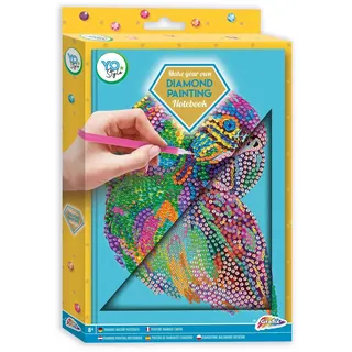 Gestalte dein eigenes Diamond-Painting-Notizbuch - Blau