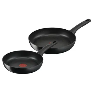 Tefal Hard Titanium On Pfannen-Set 2-tlg. 24 cm + 28 cm