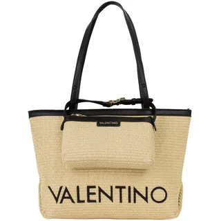 Valentino Maiam Shopper Baumwolle Beige/Black