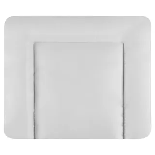 Julius Zöllner Wickelauflage Softy 85x75 cm - Wickelunterlage - wasserdicht und abwischbar - Made in Germany – Oeko-Tex Standard 100 – uni hellgrau