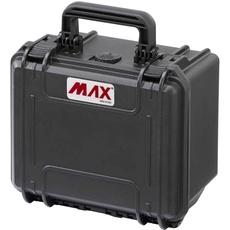 MAX MAX235H155.079, wasserdichter Koffer, Schwarz.