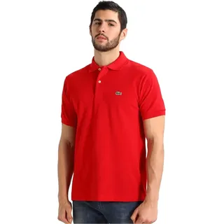 Lacoste Herren Poloshirt Rot 100% Baumwolle : Größe - XL Größe: XL - Rot