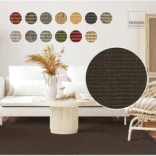 Dekowe Sisalteppich »Mara S2 mit Bordüre« rechteckig 5 mm Höhe Flachgewebe, Material: 100% Sisal, Wohnzimmer, Kundenliebling, braun