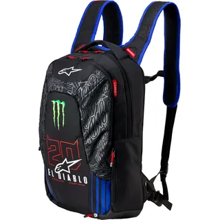 Alpinestars FQ20 City Hunter V2 Monster, Rucksack - Schwarz/Neon-Rot/Blau/Grün