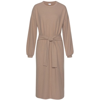 LASCANA Strickkleid Damen taupe Gr.32/34