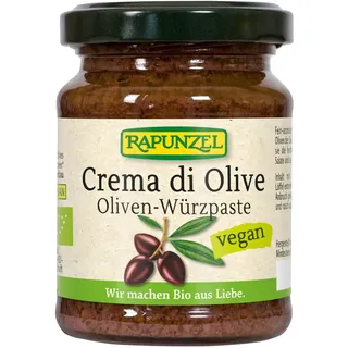 Rapunzel Crema di Olive, Oliven-Würzpaste, 1er Pack (1 x 120 g) - Bio