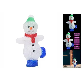 vidaXL LED-Weihnachtsfigur Schneemann Acryl Indoor und Outdoor 30 cm