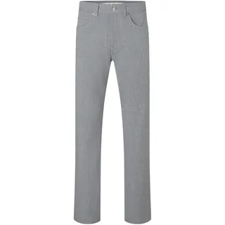 Stoffhose MAC "Arne", Herren, Gr. 32, Länge 32, grau (silber), Web, Obermaterial: 98% Baumwolle, 2% Elasthan, lang, Hosen Stoffhose, mit Stretch