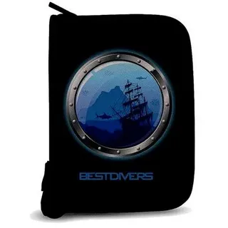 Best Divers Dive Art7 3-ring-tauchtagebuch-umschlag - Black - One Size