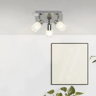 Brilliant Lea 3-flg. quadratisch silber
