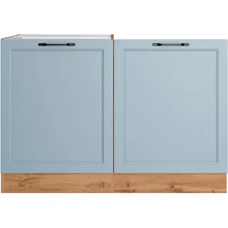 kochstation Spülenschrank KS-Lana 120 x 60 x 82 cm Blau