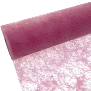 Deko AS GmbH Sizoflor Tischband rosa 30 cm Rolle 25 Meter 60 014-R