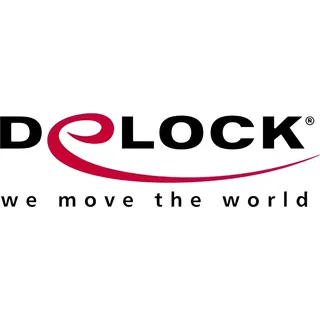 Delock Adapter Mini PCIe Stecker zu 3.0 x1 Buchse 90° gewinkelt mit Kabel 20 (81504) - Schwarz