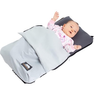 Deryan Air Traveller - Reisebett Baby mit Matratze - Baby Reisebett (Flugzeug) - 2 in 1 - Stuhl und Bett - Mit Tragetrasche und Matratze - 75x45x6cm