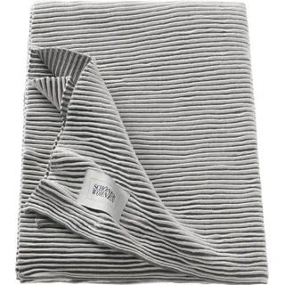 Schöner Wohnen Tagesdecke mit Biesenmuster 2 LIV grau