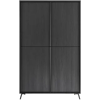INOSIGN Highboard City 104 x 174 x 40 cm schwarz