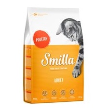 Preț special! 2 x 10 kg Smilla Hrană uscată pisici - Adult cu pasăre (2 x 10 kg)