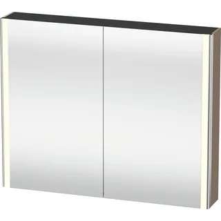 Duravit XSquare Spiegelschrank mit LED- Beleuchtung, 1000x800x155mm, XS7113075750000, Farbe: Leinen