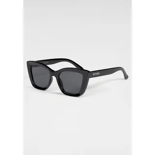 Gin Tonic Sonnenbrille, Damen Sonnenbrille Kunststoff, schwarz