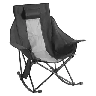 SucceBuy Beheizbarer Campingstuhl 1030 x 920 x 950 mm, 3 Heizstufen, gepolsterter Klappstuhl mit Tasche und Getränkehalter, belastbar bis 102 kg, tragbarer Stuhl für Outdoor-Aktivitäten im Winter