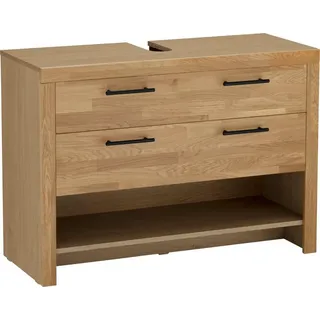 Home Affaire »Satori« Breite 100 cm, Fronten & Rahmen aus Eiche, Klappe und Schublade,