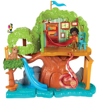 Disney Encanto 219354 Antonio ́s Baumhaus Spielset inkl. Antonio, Capybara, Toucan, Boa Figur Bunt