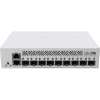 MicroTik Cloud Router Switch CRS310 Desktop Gigabit Smart Switch, 1x RJ-45, 5x SFP, 4x SFP+, PoE PD (CRS310-1G-5S-4S+IN)