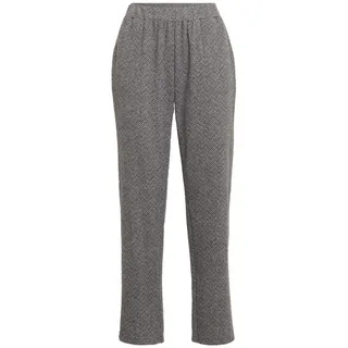 GOLDNER 2-in-1-Hose »Kurzgröße Kuschelige Flausch-Freizeithose«, grau