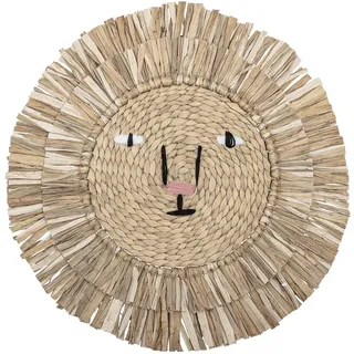 Bloomingville Wanddeko Löwe, Ø 63 cm