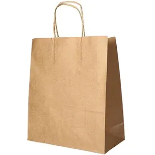 Papstar Tragetasche mit Griff Braun