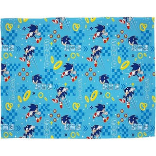 Character World Sonic The Hedgehog Fleecedecke, Blau