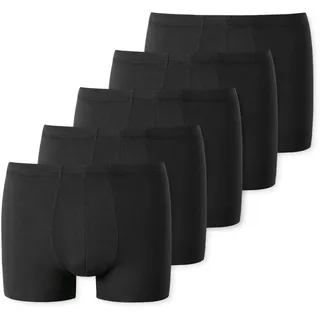 SCHIESSER Uncover by Schiesser - Cotton", - Retro Short/Pant - 5er Pack L, schwarz,