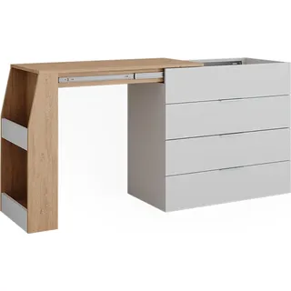 Vicco Schreibtisch Iva Weiß