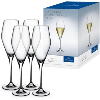 Villeroy & Boch La Divina Champagnerkelch Kristallglas 0,12 l 4-tlg.