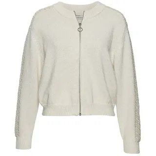 VIVANCE Ajourstrickjacke Damen creme Gr.32/34